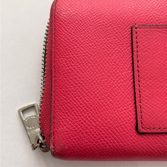 Coach Hot Pink Zip Wallet - Picture 9 of 16